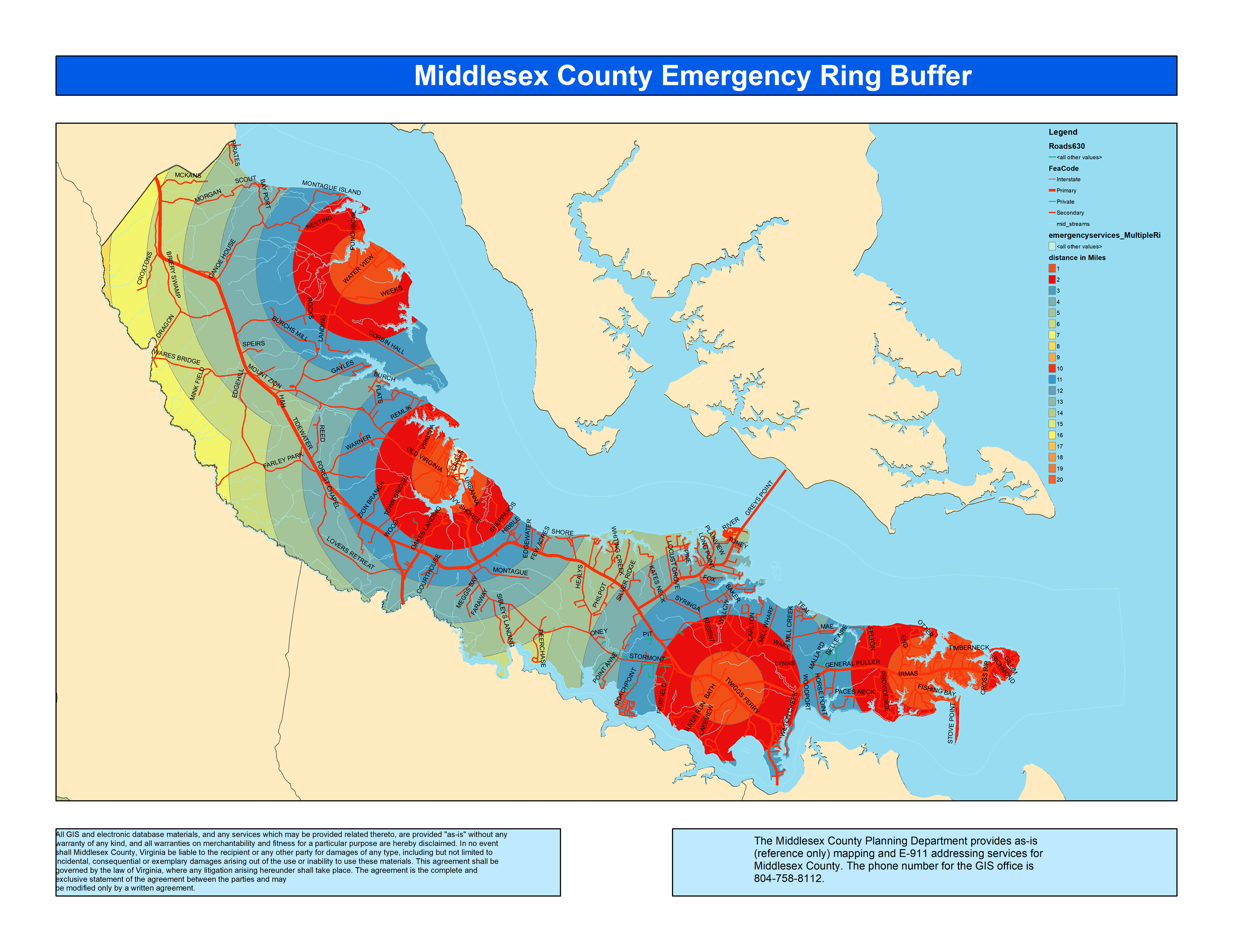 View the Emergency Services Distance Ring (PNG)