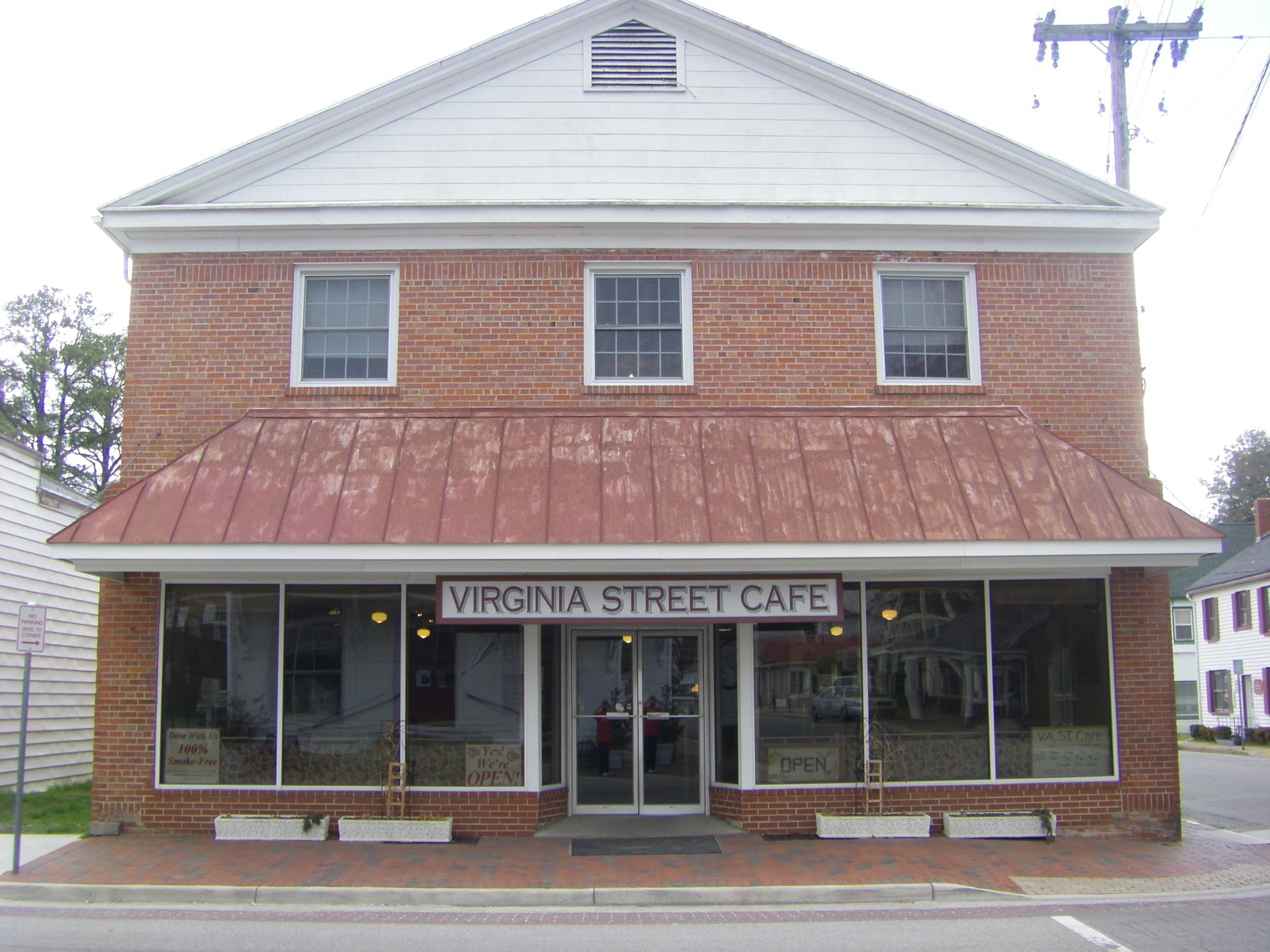 Virginia Street Cafe store front