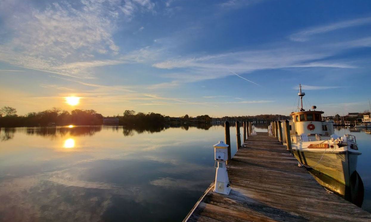 A Golden Age Charters boat at the dock