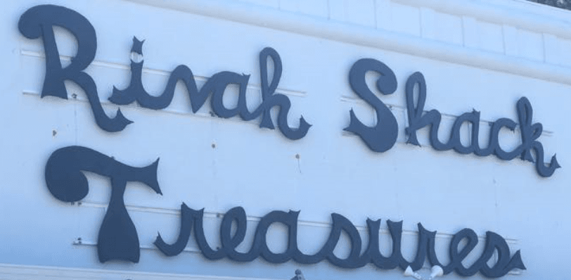 Rivah Shack Treasures Sign